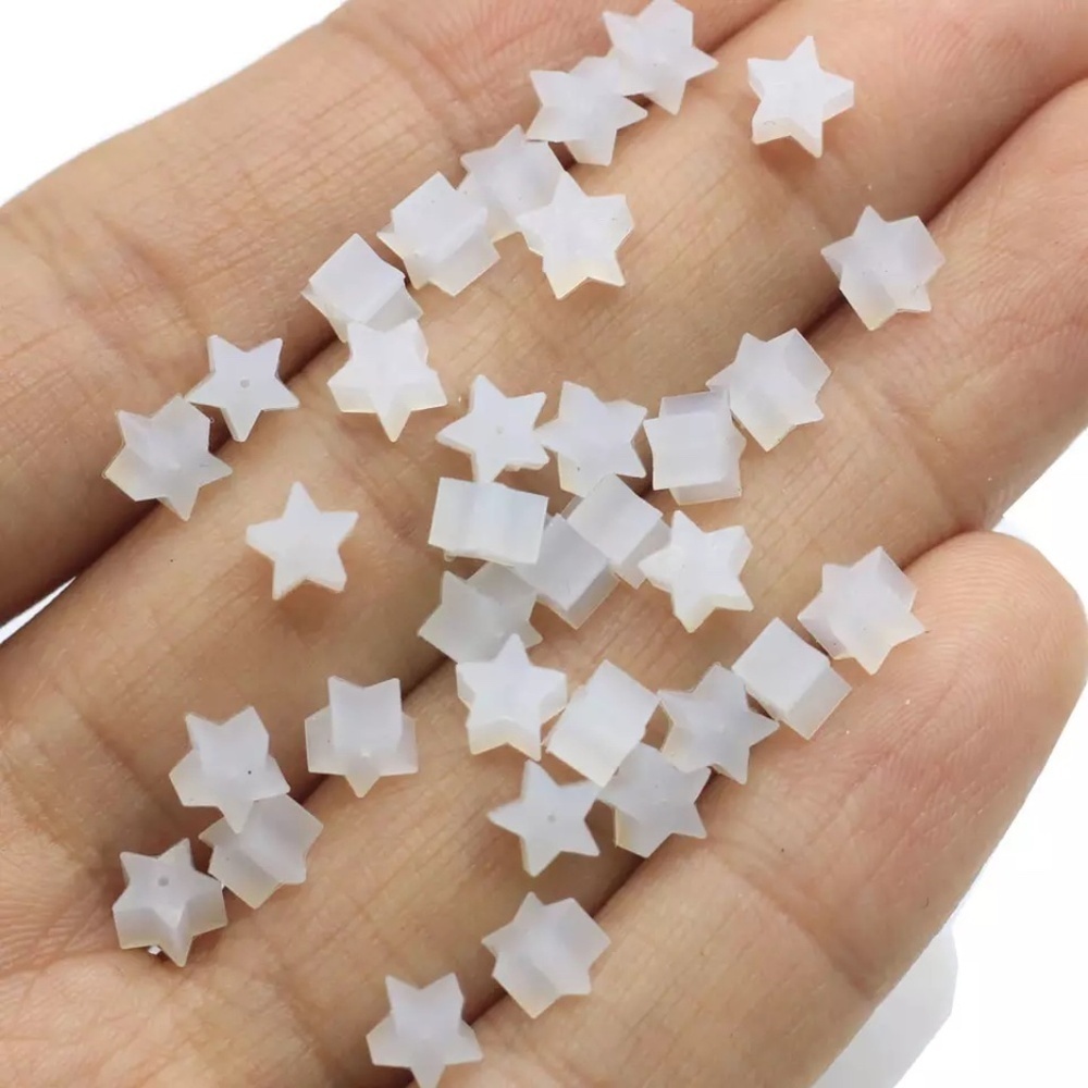 Star-Shaped Silicone Earring Backs – Soft Hypoallergenic Replacement Stoppers –